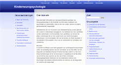 Desktop Screenshot of kinderneuropsychologie.org