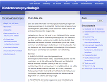 Tablet Screenshot of kinderneuropsychologie.org